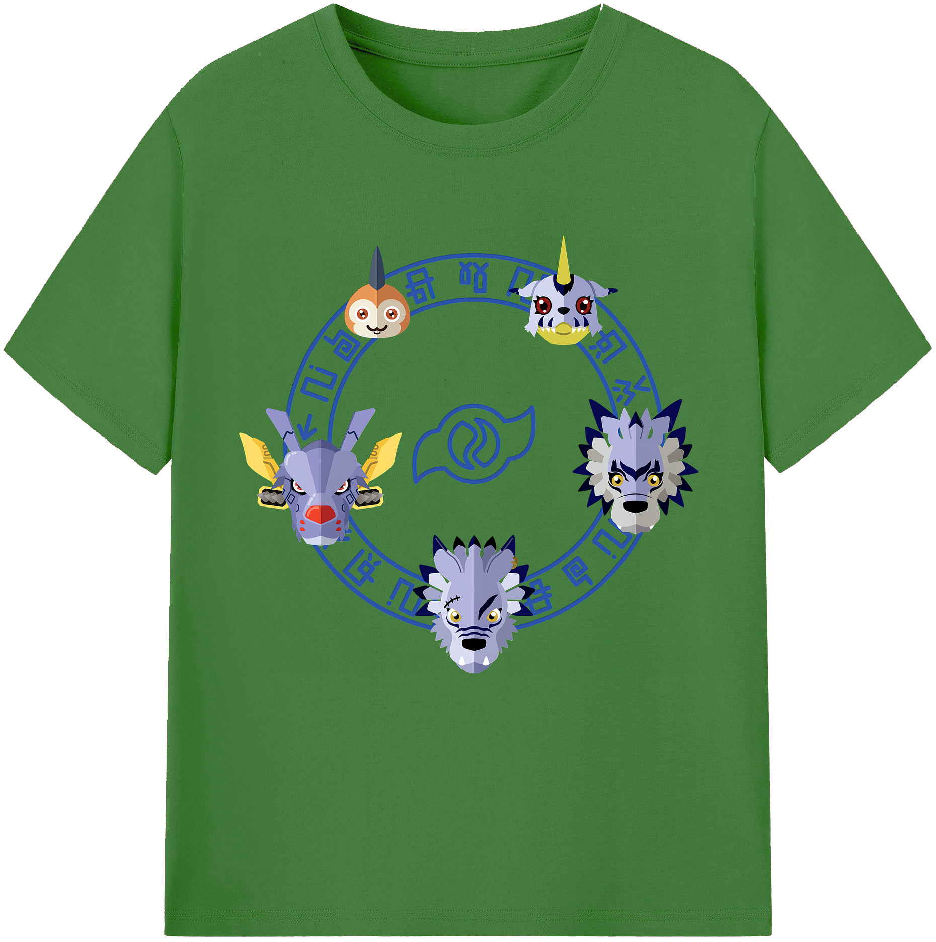 （画像用） Digimon デジタルモンスター/デジモン レディースカジュアルプリントTシャツ（綿100％）